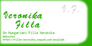 veronika filla business card